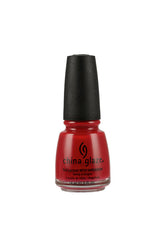 0.5-ounce nail polish bottle of China Glaze Nail Lacquer collection with Salsa color variation